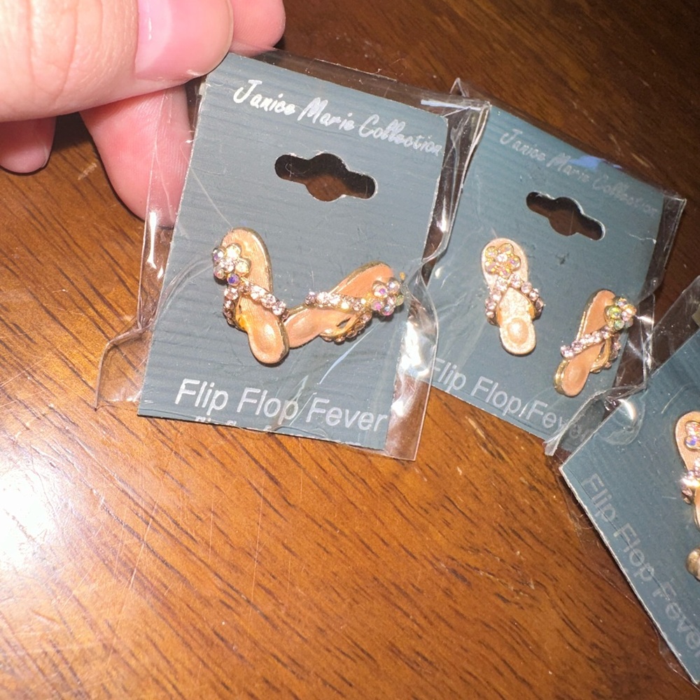 Light Pink Flip Flop Earrings